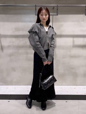 「アイテム（ワンピース/ドレス）」を使った、h a n n aさん（レディース・158cm・20代）の秋コーディネート
