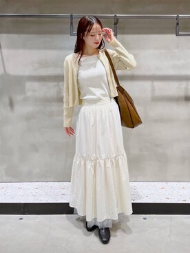「ドットエスティ秋コーデ」｜「アイテム（ブーツ）」を使った、h a n n aさん（レディース・158cm）の秋コーディネート