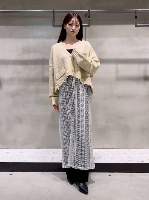 セール】MIXクラッシュショートカーディガン 148527（カーディガン