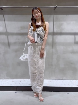 「アイテム（PC・スマホグッズ/家電）」を使った、h a n n aさん（レディース・158cm・20代）の夏コーディネート