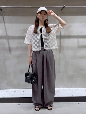 「アイテム（シューズ）」を使った、h a n n aさん（レディース・158cm・20代）の夏コーディネート