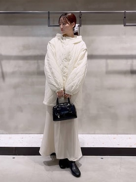 「アイテム（ブルゾン）」を使った、h a n n aさん（レディース・158cm・20代）の秋コーディネート