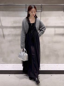 「アイテム（ワンピース/ドレス）」を使った、h a n n aさん（レディース・158cm・20代）の秋コーディネート