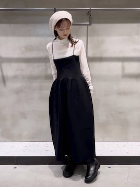 「アイテム（ワンピース/ドレス）」を使った、h a n n aさん（レディース・158cm・20代）の秋コーディネート