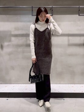 「アイテム（ワンピース/ドレス）」を使った、h a n n aさん（レディース・158cm・20代）の秋コーディネート