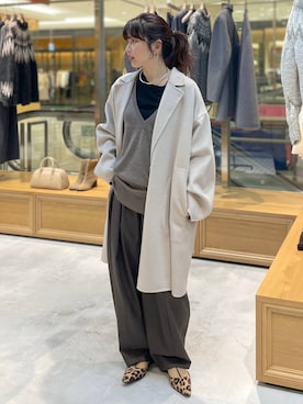 「アイテム（バングル/リストバンド）」を使った、cl__izumiさん（レディース・153cm・20代）の秋コーディネート