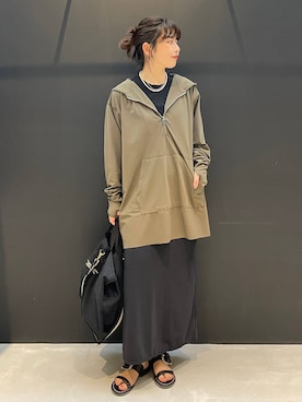 「Curensology（カレンソロジー）のアイテム」を使った、cl__izumiさん（レディース・153cm）の春コーディネート