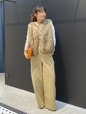「アイテム（ピアス（両耳用））」を使った、cl__izumiさん（レディース・153cm・20代）の秋コーディネート