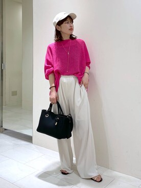 「アイテム（キャップ）」を使った、cl__izumiさん（レディース・153cm・20代）の春コーディネート