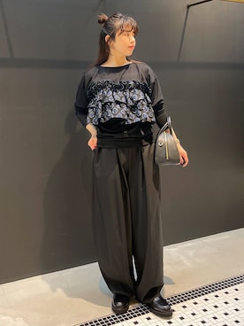 「アイテム（その他トップス）」を使った、cl__izumiさん（レディース・153cm・20代）の冬コーディネート