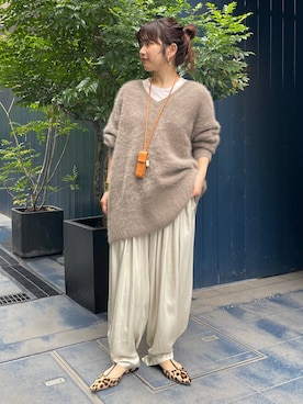 「アイテム（バングル/リストバンド）」を使った、cl__izumiさん（レディース・153cm・20代）の秋コーディネート