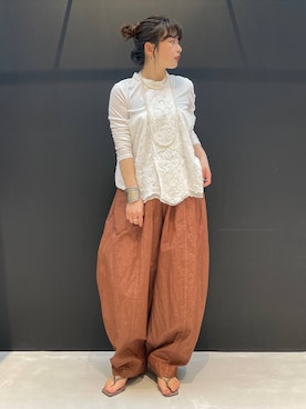 「Curensology（カレンソロジー）のアイテム」を使った、cl__izumiさん（レディース・153cm）の春コーディネート