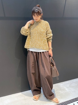 「アイテム（トップス）」を使った、cl__izumiさん（レディース・153cm・20代）の夏コーディネート