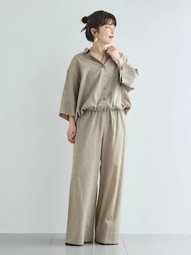 「Curensology（カレンソロジー）のアイテム」を使った、cl__izumiさん（レディース・153cm）の春コーディネート