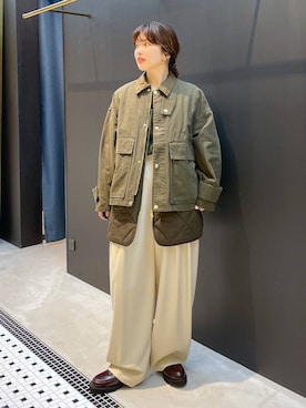 「アイテム（バングル/リストバンド）」を使った、cl__izumiさん（レディース・153cm・20代）の秋コーディネート
