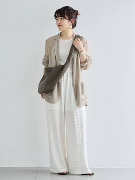 「Curensology（カレンソロジー）のアイテム」を使った、cl__izumiさん（レディース・153cm）の春コーディネート