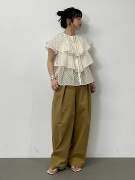 「Curensology（カレンソロジー）のアイテム」を使った、cl__izumiさん（レディース・153cm）の春コーディネート