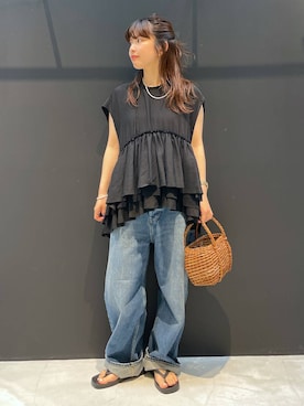 シアーギャザーブラウス　カレンソロジー Curensology｜シアーギャザーブラウス | Rakuten Fashion(楽天