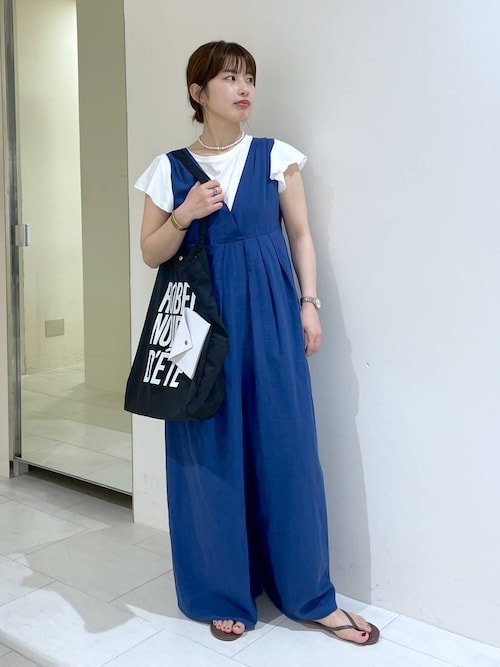 新品タグ付き バンヤードストーム カシュクールオールインワン