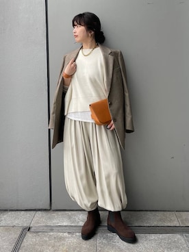 「アイテム（ブレスレット）」を使った、cl__izumiさん（レディース・153cm・20代）の秋コーディネート