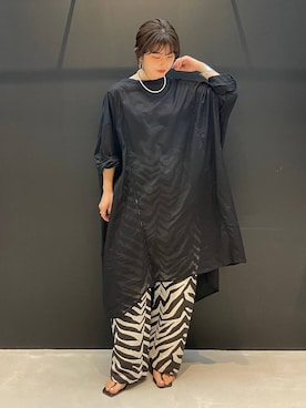 「Curensology（カレンソロジー）のCurensology(カレンソロジー)/＜ＣＳＧ＞シルバーカレンバングル（バングル/リストバンド、シルバー系）」を使った、cl__izumiさん（レディース）の春コーディネート