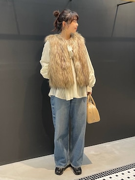 「アイテム（ピアス（両耳用））」を使った、cl__izumiさん（レディース・153cm・20代）の秋コーディネート