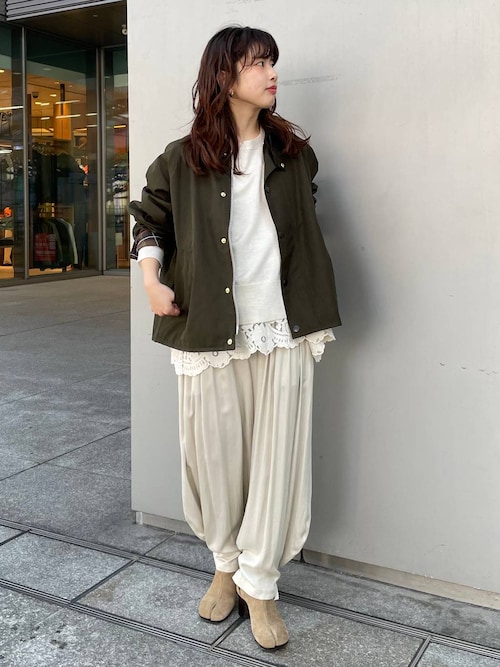 Curensology(カレンソロジー)/サテンタックパンツ（その他パンツ