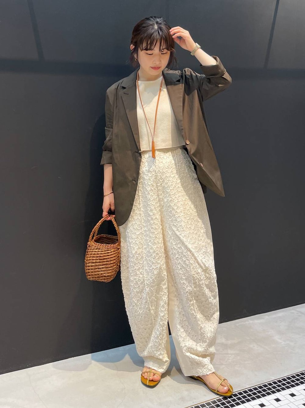 Curensology(カレンソロジー)/コットンショートタンクニットを使った