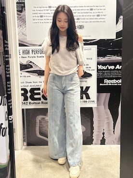 「Reebok（リーボック）のアイテム」を使った、kanaさん（レディース・161cm）の夏コーディネート