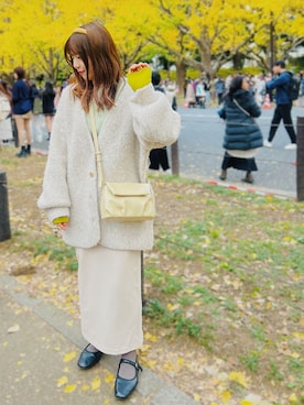 「イチョウ並木」｜ゆうなさん（レディース・153cm）の冬コーディネート