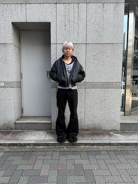 「アイテム（MA-1）」を使った、たいせいさん（メンズ・172cm）の秋コーディネート