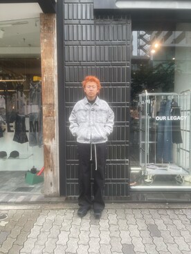 「DANKE SCHON（ダンケシェーン）のアイテム（デニムジャケット）」を使った、たいせいさん（メンズ・172cm）の秋コーディネート
