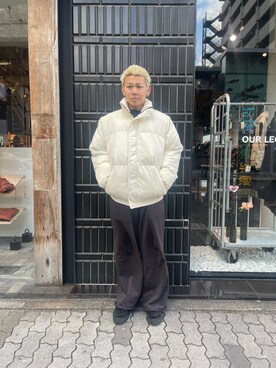 「新星WEARISTAにエントリー」｜「アイテム（その他アウター）」を使った、たいせいさん（メンズ・172cm）の冬コーディネート