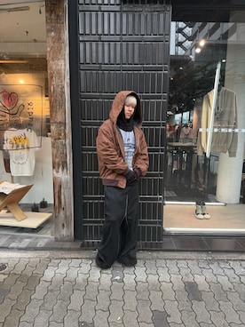 「WHITELAND（ホワイトランド）のアイテム（ジャケット/アウター）」を使った、たいせいさん（メンズ・172cm）の秋コーディネート