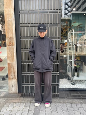 「WHITELAND（ホワイトランド）のアイテム（ナイロンジャケット）」を使った、たいせいさん（メンズ・172cm）の冬コーディネート