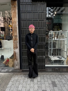 「RICK OWENS」｜たいせいさん（メンズ・172cm）の冬コーディネート