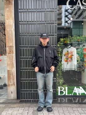 「DANKE SCHON（ダンケシェーン）のアイテム（ナイロンジャケット）」を使った、たいせいさん（メンズ・172cm）の冬コーディネート