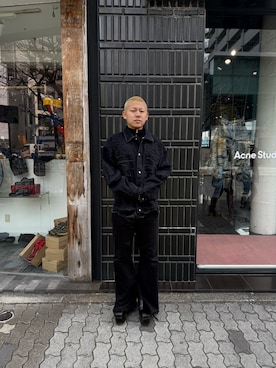 「DANKE SCHON（ダンケシェーン）のアイテム（ジャケット/アウター）」を使った、たいせいさん（メンズ・172cm）の冬コーディネート