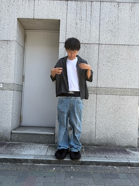 「DANKE SCHON（ダンケシェーン）のアイテム」を使った、たいせいさん（メンズ・172cm）の夏コーディネート