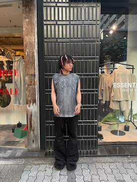 「DANKE SCHON（ダンケシェーン）のアイテム」を使った、たいせいさん（メンズ・172cm）の夏コーディネート
