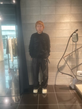 「DANKE SCHON（ダンケシェーン）のアイテム（スウェット）」を使った、たいせいさん（メンズ・172cm）の秋コーディネート