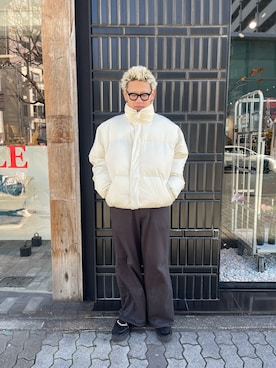 「WHITELAND（ホワイトランド）のアイテム（ブルゾン）」を使った、たいせいさん（メンズ・172cm）の冬コーディネート