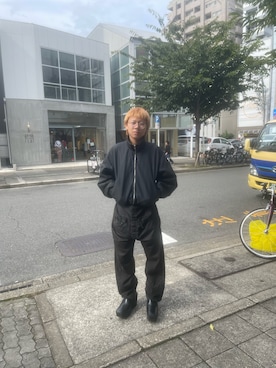 「DANKE SCHON（ダンケシェーン）のアイテム（ブルゾン）」を使った、たいせいさん（メンズ・172cm）の秋コーディネート
