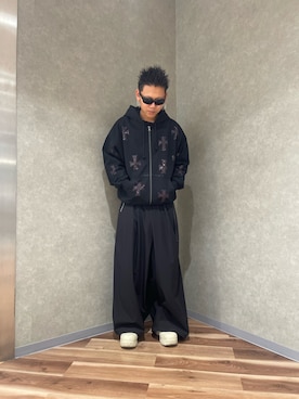 「DANKE SCHON（ダンケシェーン）のアイテム（スラックス）」を使った、たいせいさん（メンズ・172cm）の春コーディネート