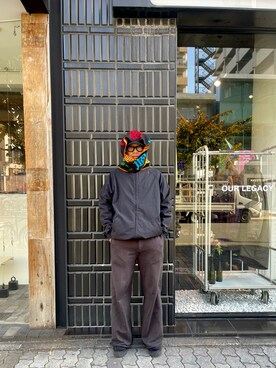 「WHITELAND（ホワイトランド）のアイテム（その他アウター）」を使った、たいせいさん（メンズ・172cm）の冬コーディネート