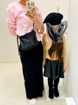「HOLIDAY（ホリデイ）のアイテム（ショルダーバッグ）」を使った、neneさん（レディース・156cm）の秋コーディネート