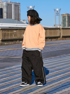 「カラー×コーデ」｜PAIRMANON STREETさん（キッズ・120cm）の冬コーディネート