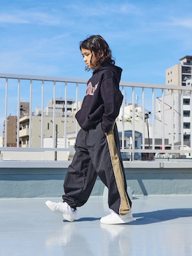「ナイロンパンツ」｜PAIRMANON STREETさん（キッズ・120cm）の秋コーディネート