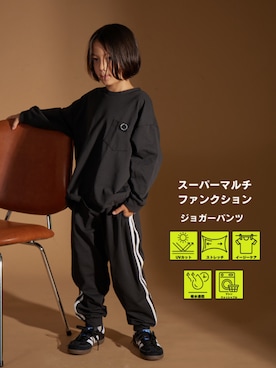 「ペアマノンストリート」｜PAIRMANON STREETさん（キッズ・110cm）の秋コーディネート