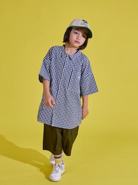 「ペアマノンストリート」｜「アイテム（帽子）」を使った、PAIRMANON STREETさん（キッズ・110cm）の夏コーディネート